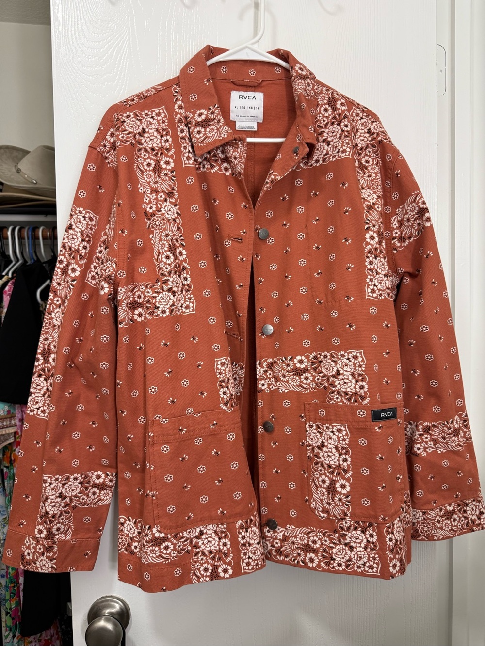 RVCA Bandana / floral print jacket